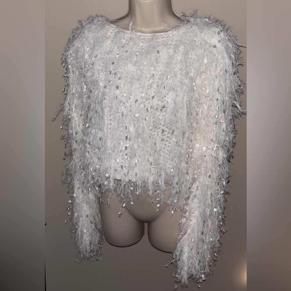 Impressions Cream Fuzzy Knit